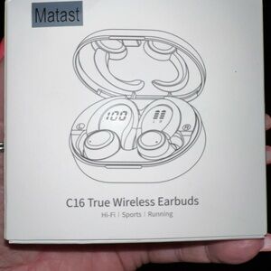 C16 True Wireless Earbuds - Black